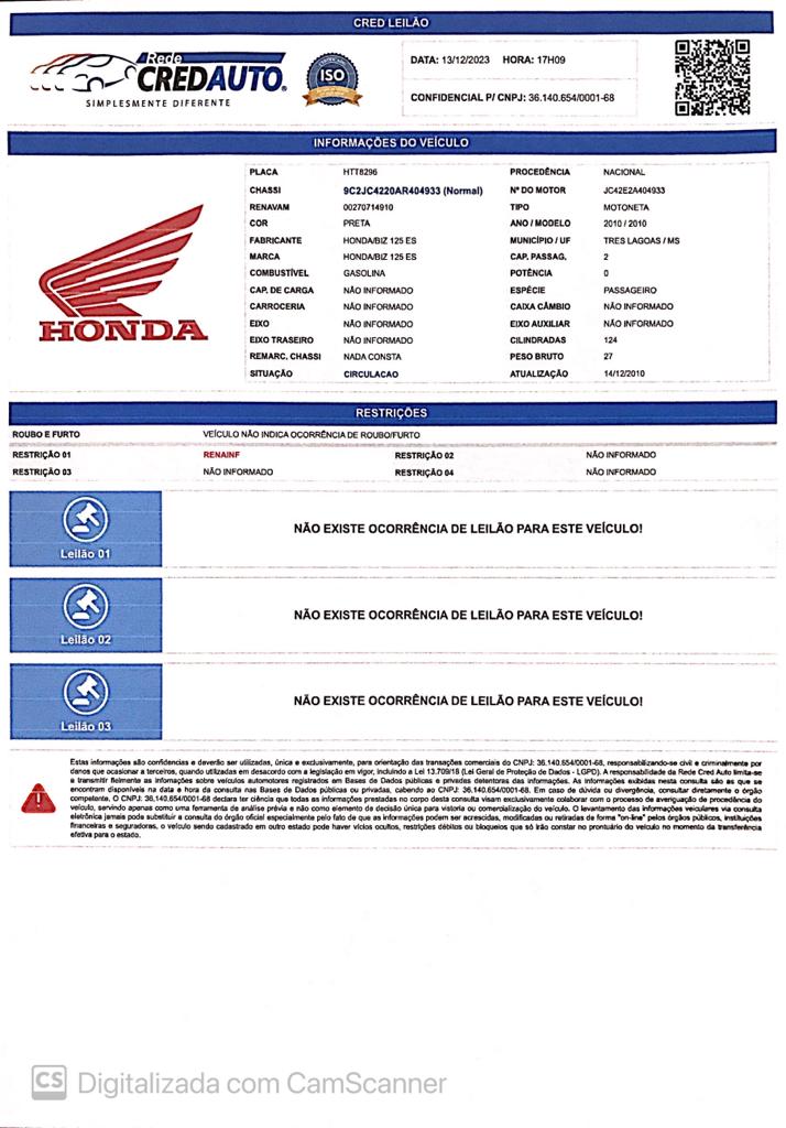 Biz 125 Es
